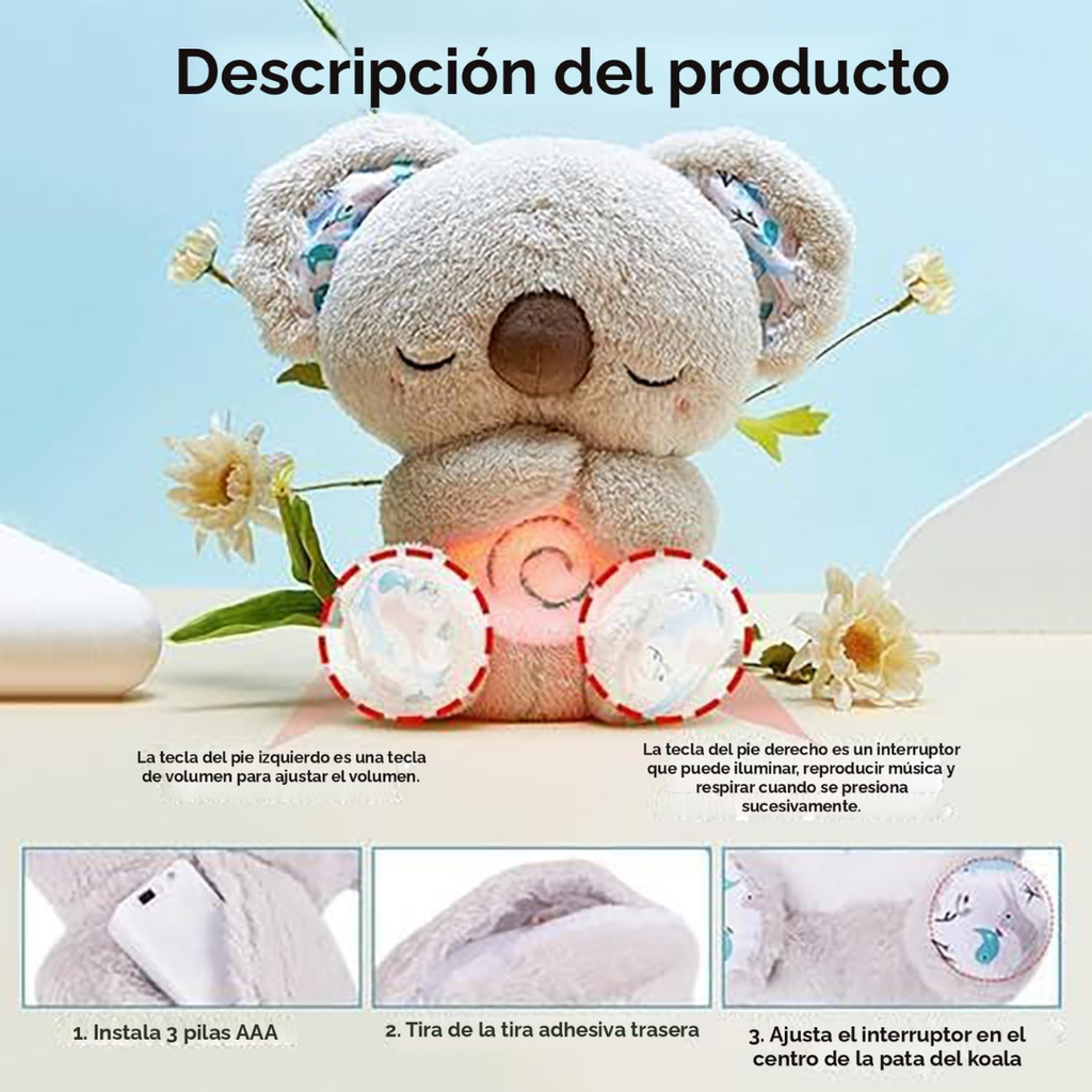 Peluche de koala, alivio del estrés